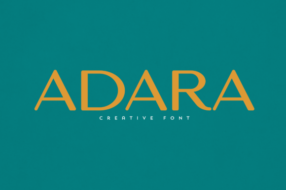 Adara Font for Eye-Catching Branding and Marketing