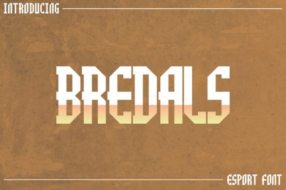 Bredals: A Modern Display Font for Digital Design