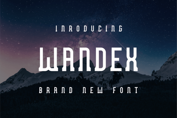Bring Your Creations to Life with Wandex Font