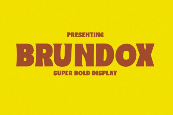 Brundox: The Retro-Modern Display Typeface for Scroll-Stopping Campaigns