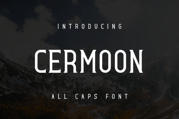 Cermoon: A Unique Display Font for Editorial Design