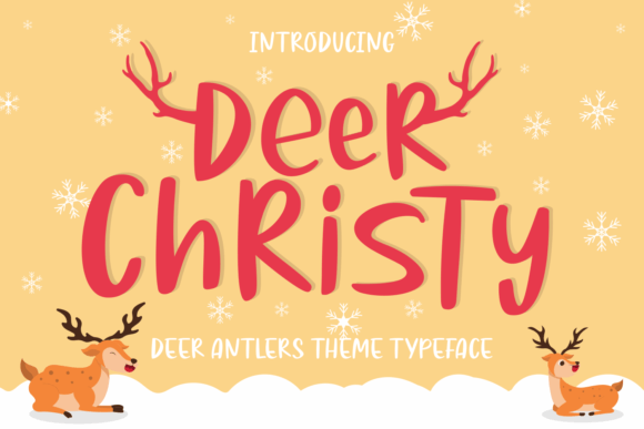Deer Christy: A Festive Font for Handmade Creations