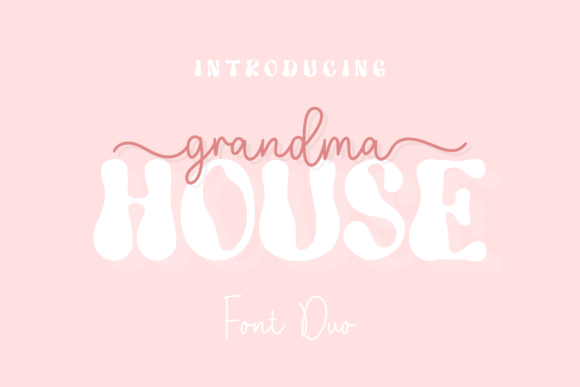 Grandma House Duo: A Sweet Display Font for Web Design