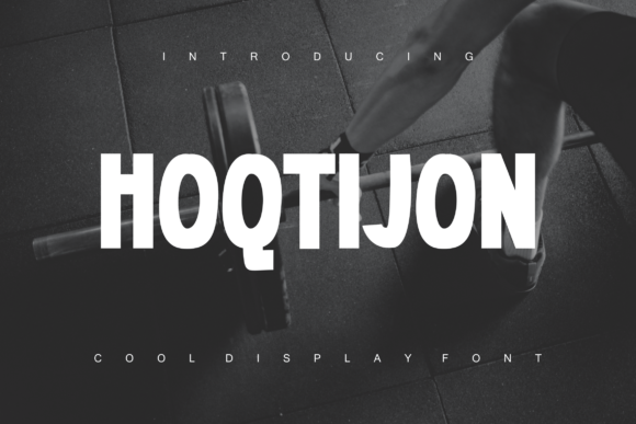 Hoqtijon Font – A Bold Choice for Handmade Creations