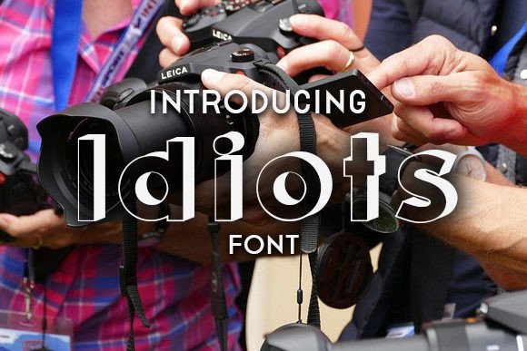 Idiots Font for Bold Web Design