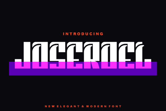 Joseroel: A Unique Display Font for Handmade Creations