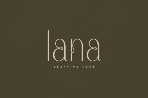 Lana Font for Modern Web Design