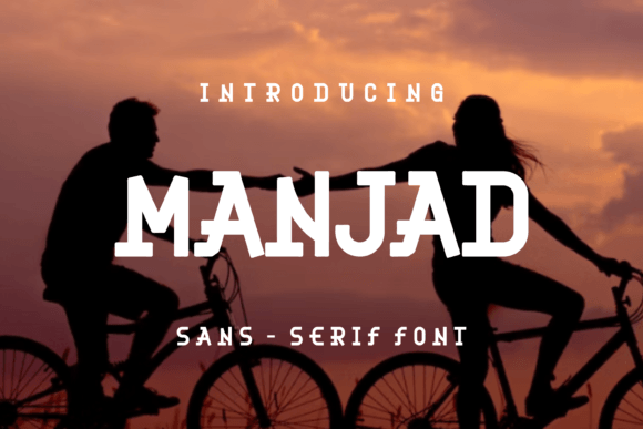 Manjad: A Unique Display Font for Editorial Design