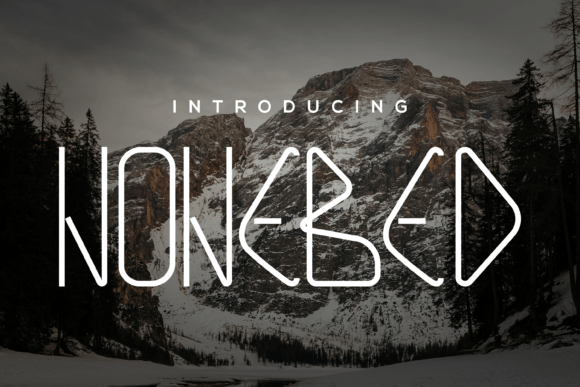 Nonebad: A Stylish Display Font for Modern Editorial Design