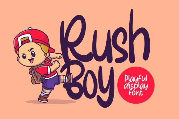 Rush Boy Font for Handmade Creations