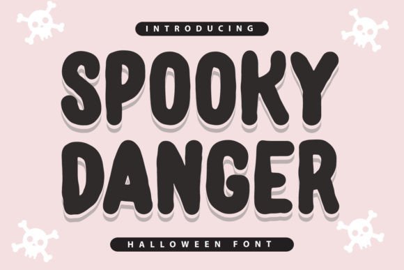 Spooky Danger Font for Web Projects