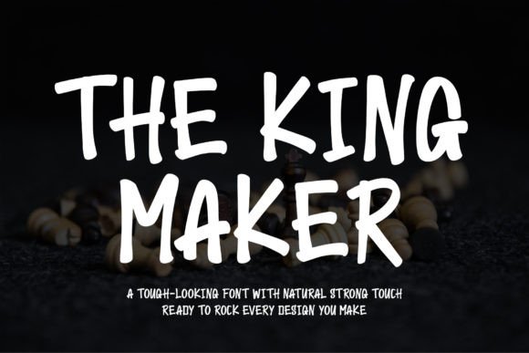 The King Maker Font for Web Design Projects