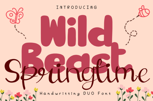 Wild Beast and Springtime Duo Font for Business Branding