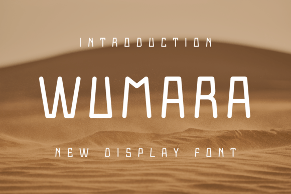 Wumara: A Modern Display Font for Digital Creativity